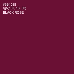 #6B1035 - Black Rose Color Image
